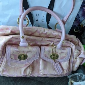 Pink Coach Bag